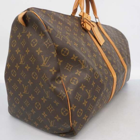 Louis Vuitton Monogram Keepall 60 Boston Bag M41422 Brown Men's/Women's - Picture 2 of 13